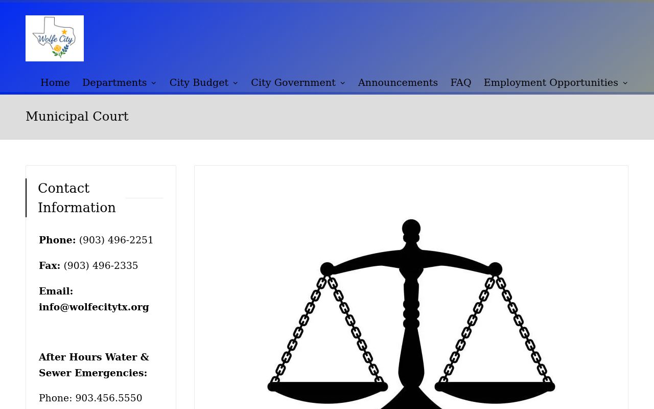 Wolfe City warrant records: municipal court Class C instructions and ten-day warning