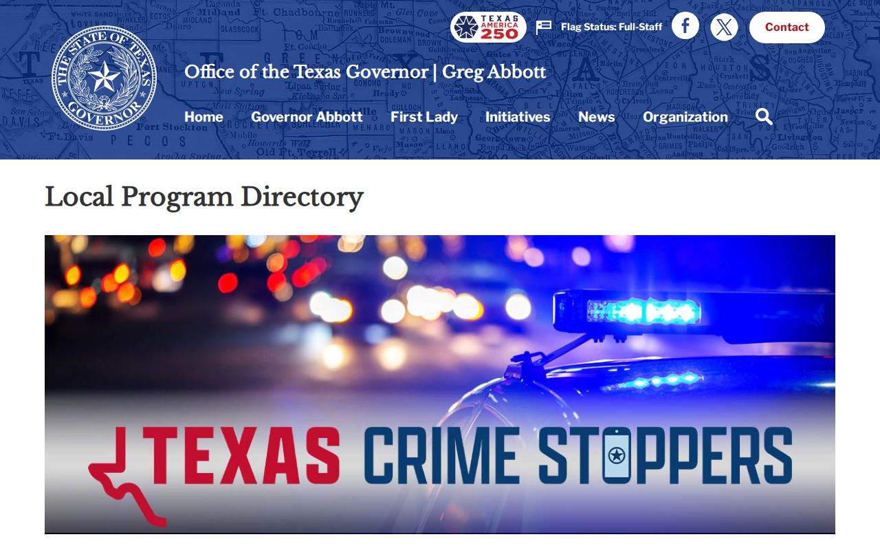 Hunt County warrant tip routing: Texas Crime Stoppers directory